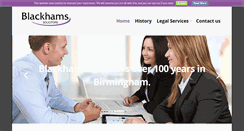Desktop Screenshot of blackhams.com