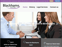 Tablet Screenshot of blackhams.com